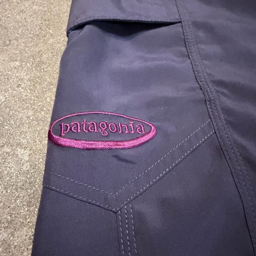 Patagonia Board Shorts Mens 34 Navy Blue Vintage 2001 Cargo Swim Trunks 86571